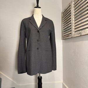 DKNY Blazer tailored, 3 button, grey/charcoal. very 90's